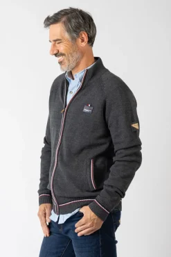 Privata Camisolas-Casaco de malha Cinzento