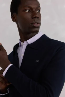 Pedro del Hierro Camisolas-Casaco de malha Azul