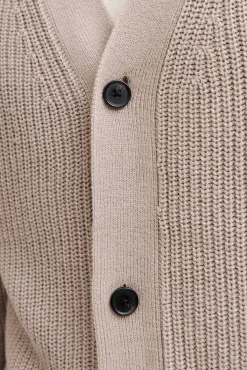 Jack & Jones Camisolas-Casaco de malha básico com gola em V cinzento