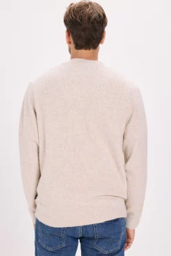 Jack & Jones Camisolas-Casaco de malha básico de malha liso Tostado