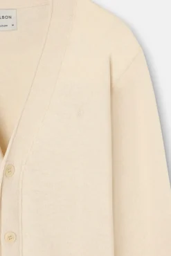 Silbon Camisolas-Casaco de malha clássico Tostado