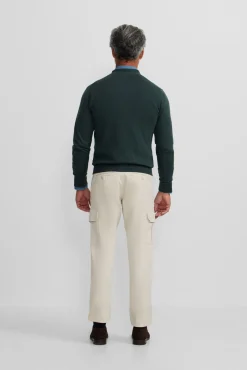 Silbon Camisolas-Casaco de malha clássico Verde