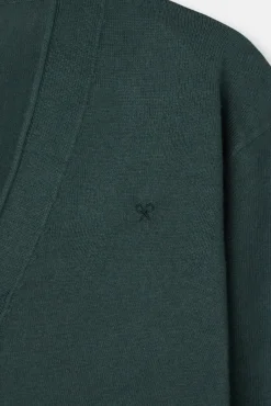 Silbon Camisolas-Casaco de malha clássico Verde