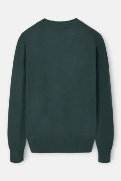 Silbon Camisolas-Casaco de malha clássico Verde