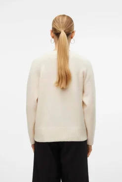 Vero Moda Camisolas-Casaco de malha com bolsos Tostado