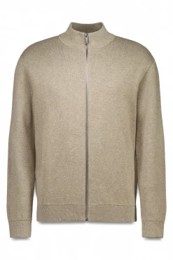 Springfield Camisolas-Casaco de malha com fecho-éclair Milano cru