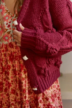 Jaase Camisolas-Casaco de malha de malha Granada