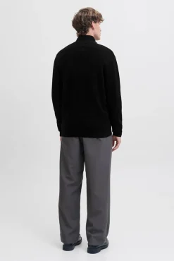 Jack & Jones Camisolas-Casaco de malha de malha estruturada Preto