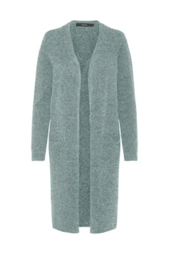 Vero Moda Camisolas-Casaco de malha de mulher comprido com manga comprida Verde