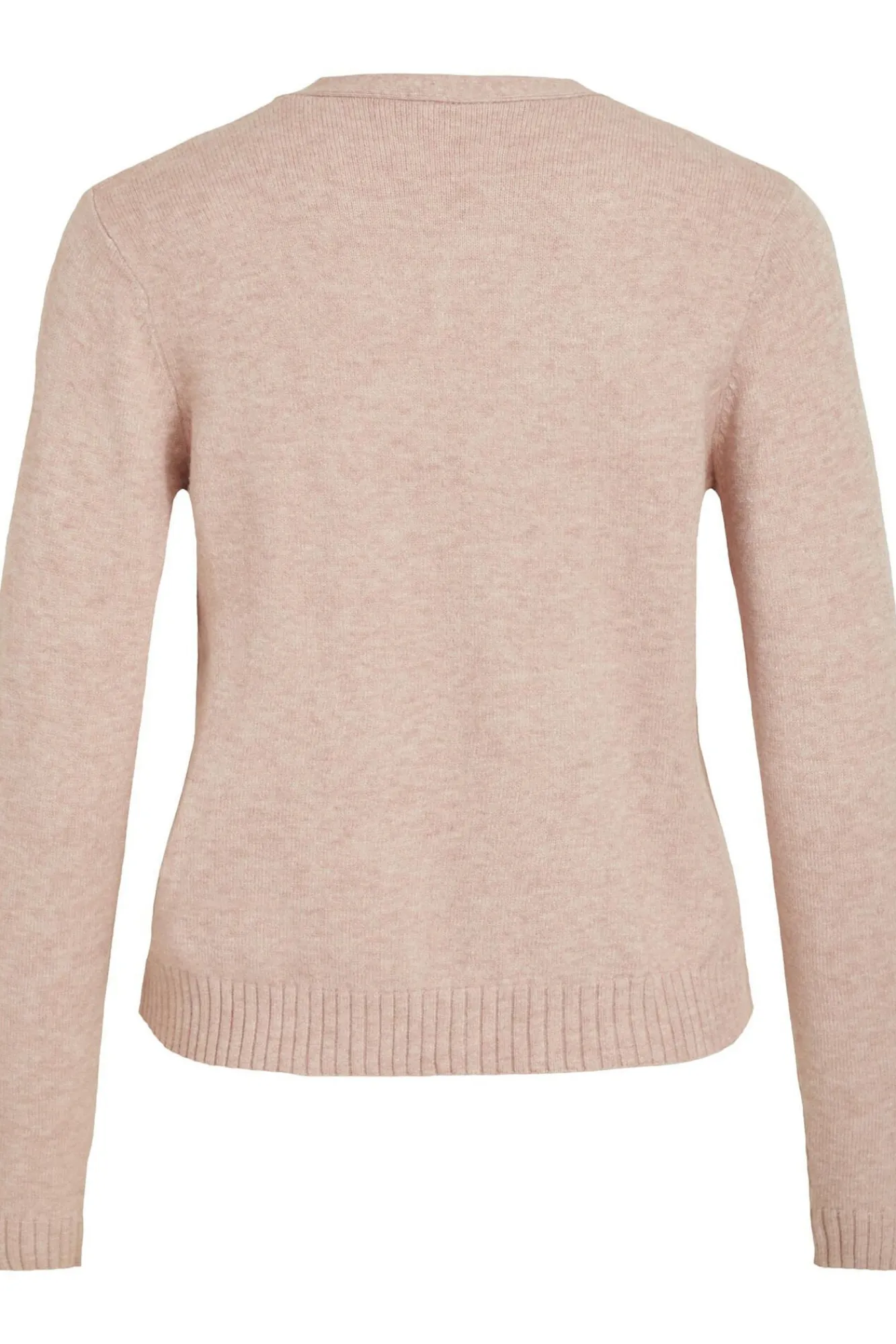 Vila Camisolas-Casaco de malha longo de malha com viscose Subiu