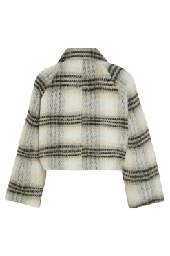 Vila Sobretudos|Casacos-Casaco de tecido abotoada Cinzento