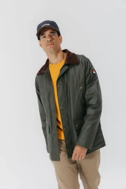 elPulpo Casacos-Casaco encerada Heritage Verde