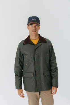 elPulpo Casacos-Casaco encerada Heritage Verde