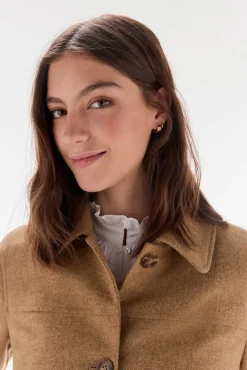 TFP by Tamara Falcó Sobretudos-Casaco espiga Beige