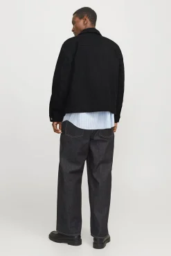 Jack & Jones Casacos-Casaco estilo corta-vento preto