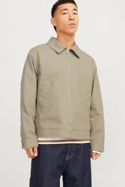 Jack & Jones Casacos-Casaco estilo corta-vento cinzento