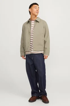 Jack & Jones Casacos-Casaco estilo corta-vento cinzento