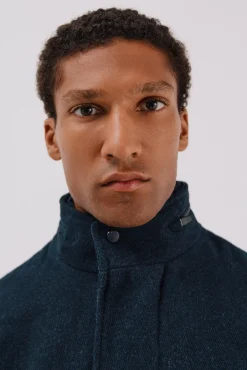 Cortefiel Sobretudos-Casaco forro removível Azul