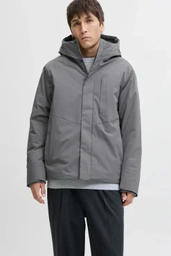 Jack & Jones Casacos-Casaco impermeável cinzento