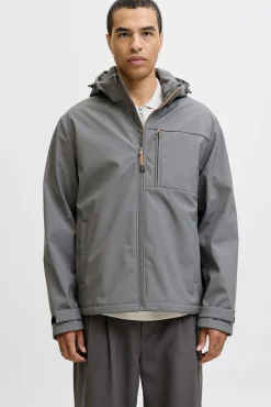 Jack & Jones Casacos-Casaco impermeável casual cinzento