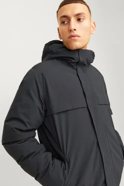 Jack & Jones Casacos-Casaco isolado com capuz Cinzento