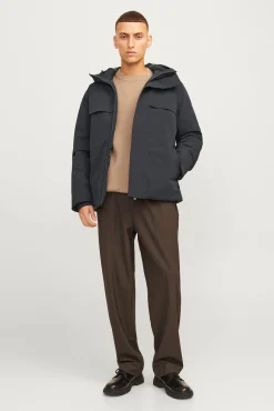 Jack & Jones Casacos-Casaco isolado com capuz Cinzento