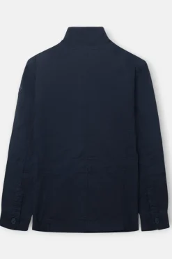 Silbon Casacos-Casaco militar com manchas tingidas Azul