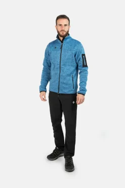 Izas Casacos-Casaco polar de malha azul