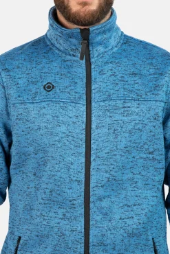 Izas Casacos-Casaco polar de malha azul