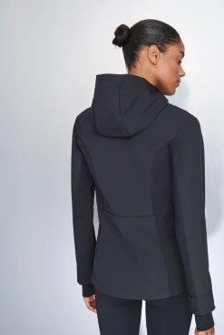 Dash and Stars Sobretudos-Casaco preta justa preto