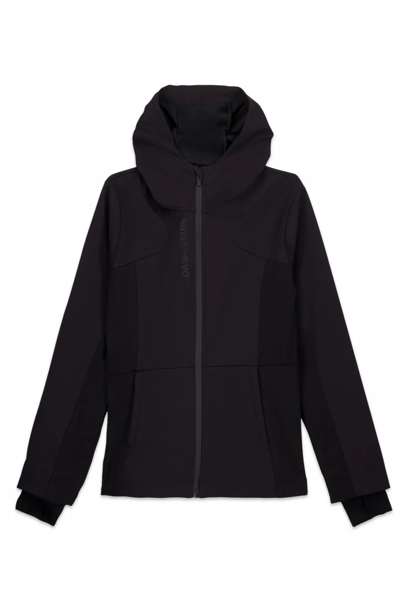 Dash and Stars Sobretudos-Casaco preta justa preto