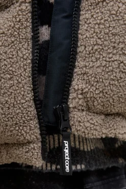 Jack & Jones Casacos-Casaco puffer Teddy cru