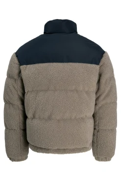Jack & Jones Casacos-Casaco puffer Teddy cru
