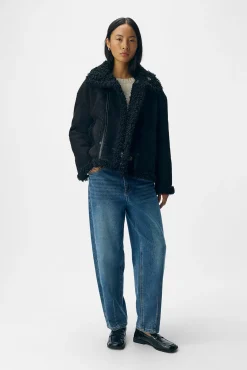 Object Sobretudos|Casacos-Casaco reversível Preto