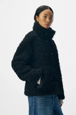 Object Sobretudos|Casacos-Casaco reversível Preto