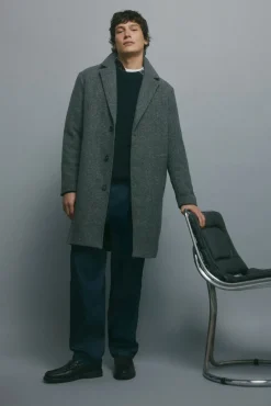 Springfield Sobretudos-Casaco sobretudo cinzento