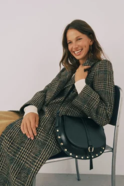 Cortefiel Casacos-Casaco Sobretudo tecido Multicolorido