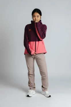 Izas Sobretudos-Casaco Softshell Corta-vento Acacia W vermelho