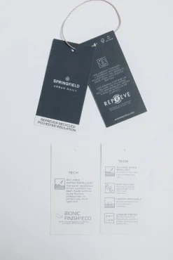 Springfield Casacos-Casaco técnica acolchoada azul