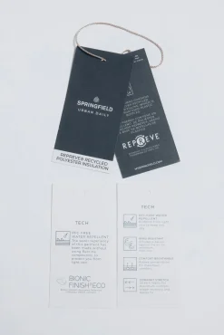 Springfield Casacos-Casaco técnica acolchoada cru