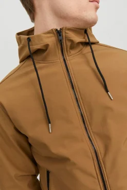 Jack & Jones Casacos-Casaco técnica com capuz cru