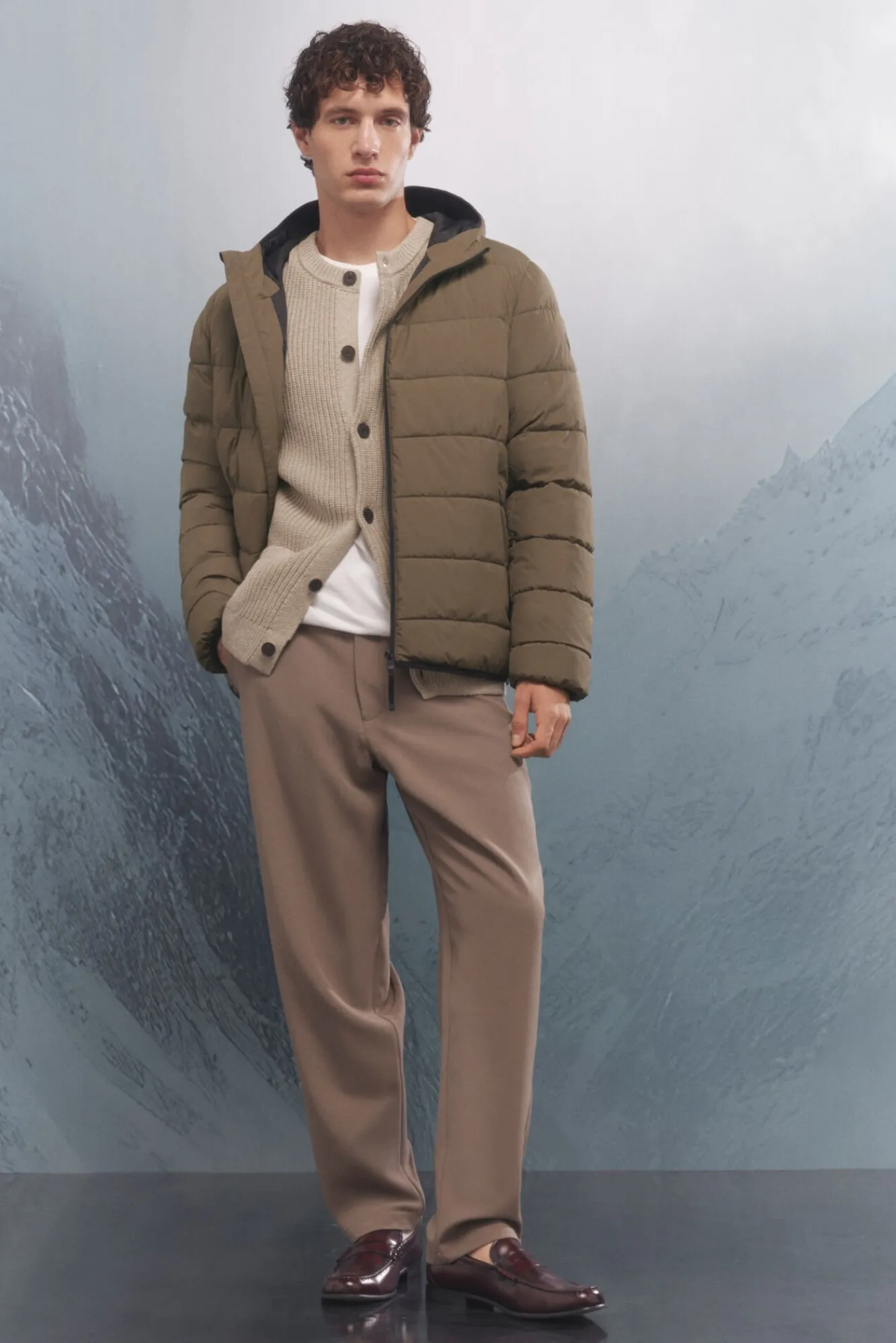 Springfield Casacos-Casaco térmica acolchoada cru