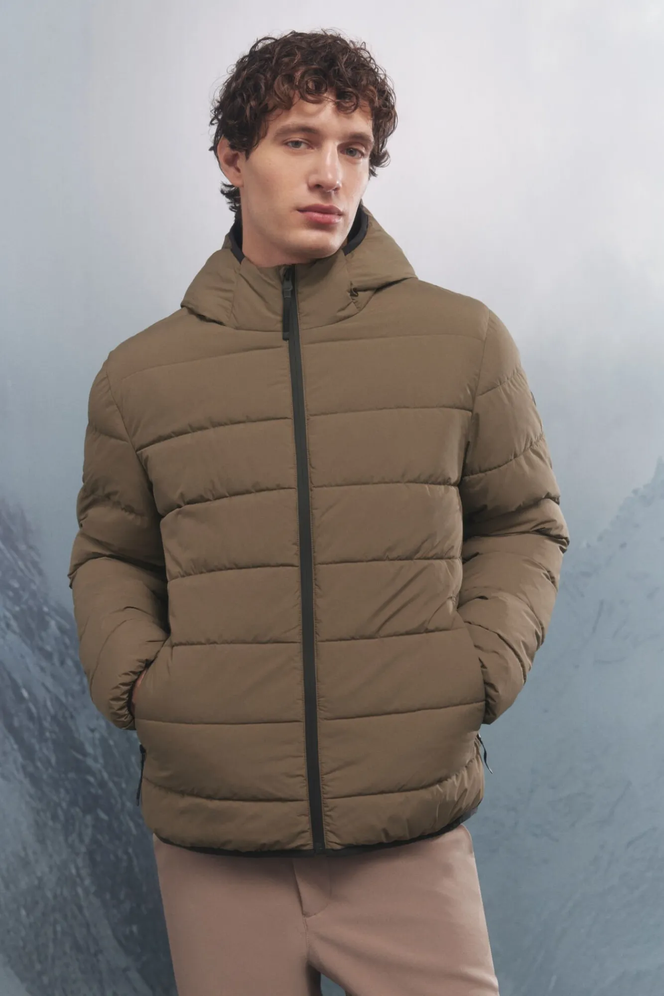 Springfield Casacos-Casaco térmica acolchoada cru