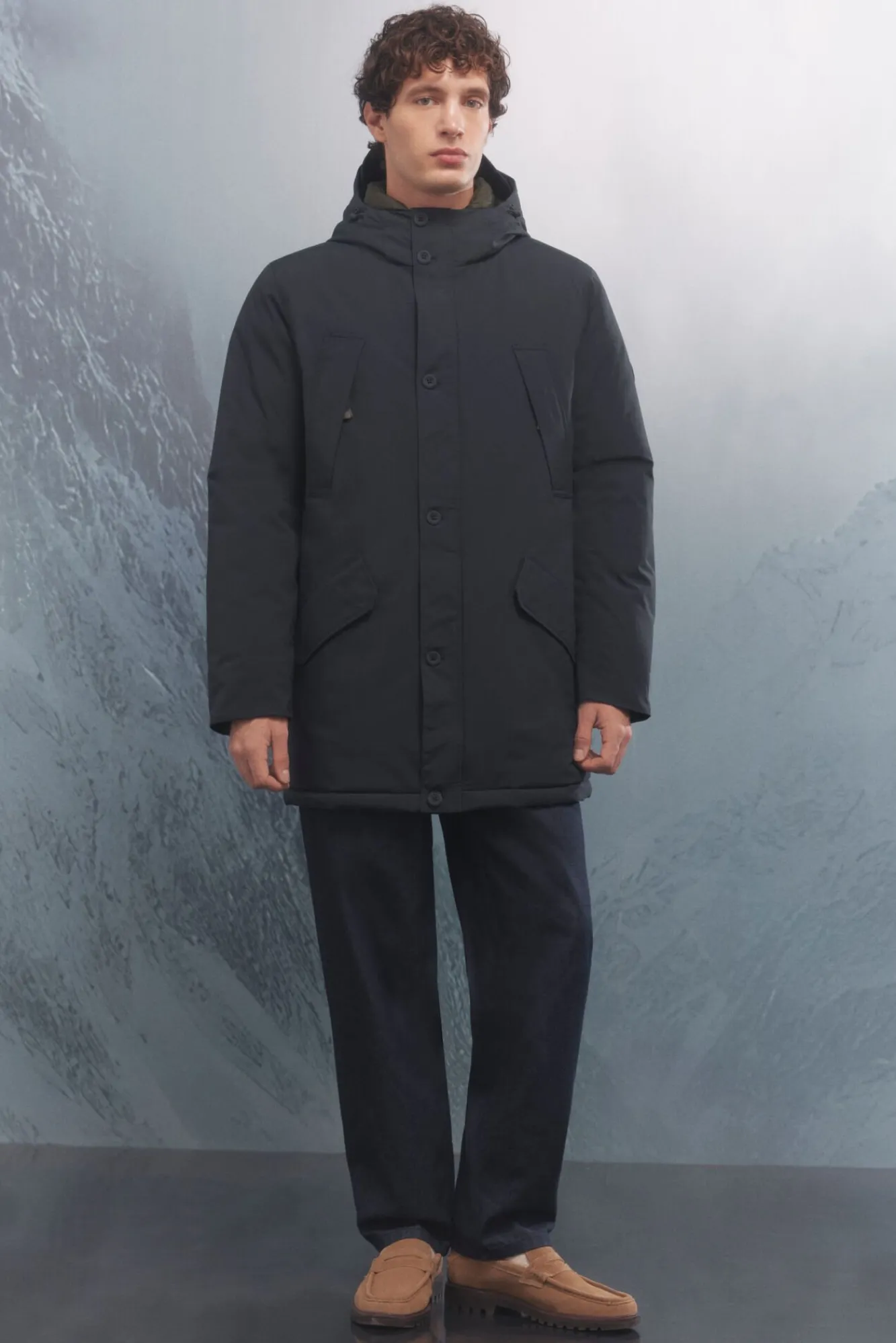 Springfield Casacos-Casaco térmica acolchoada azul