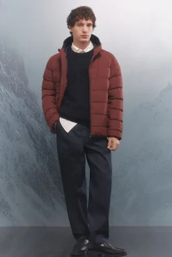 Springfield Casacos-Casaco térmica acolchoada vermelho