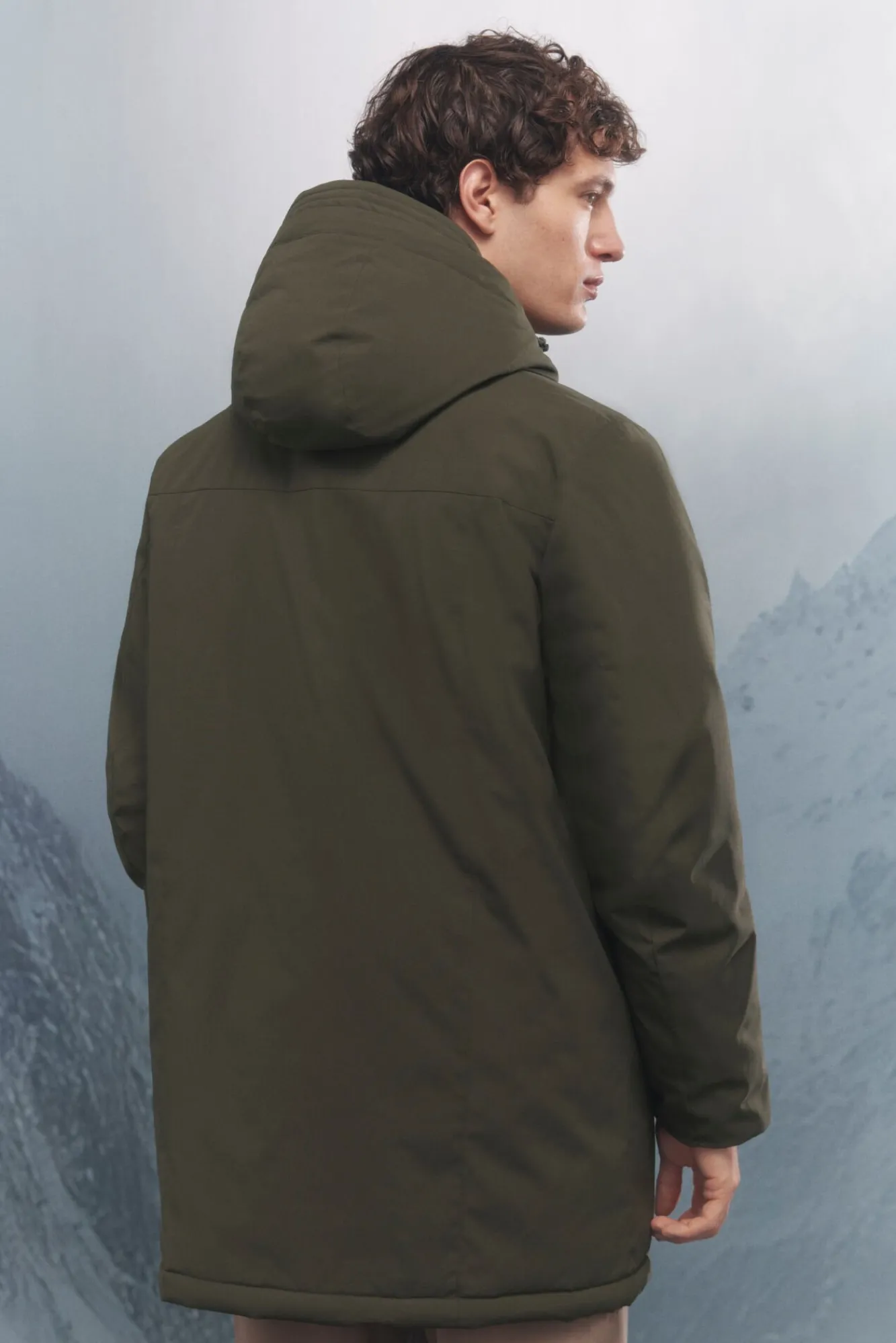 Springfield Casacos-Casaco térmica acolchoada estampado