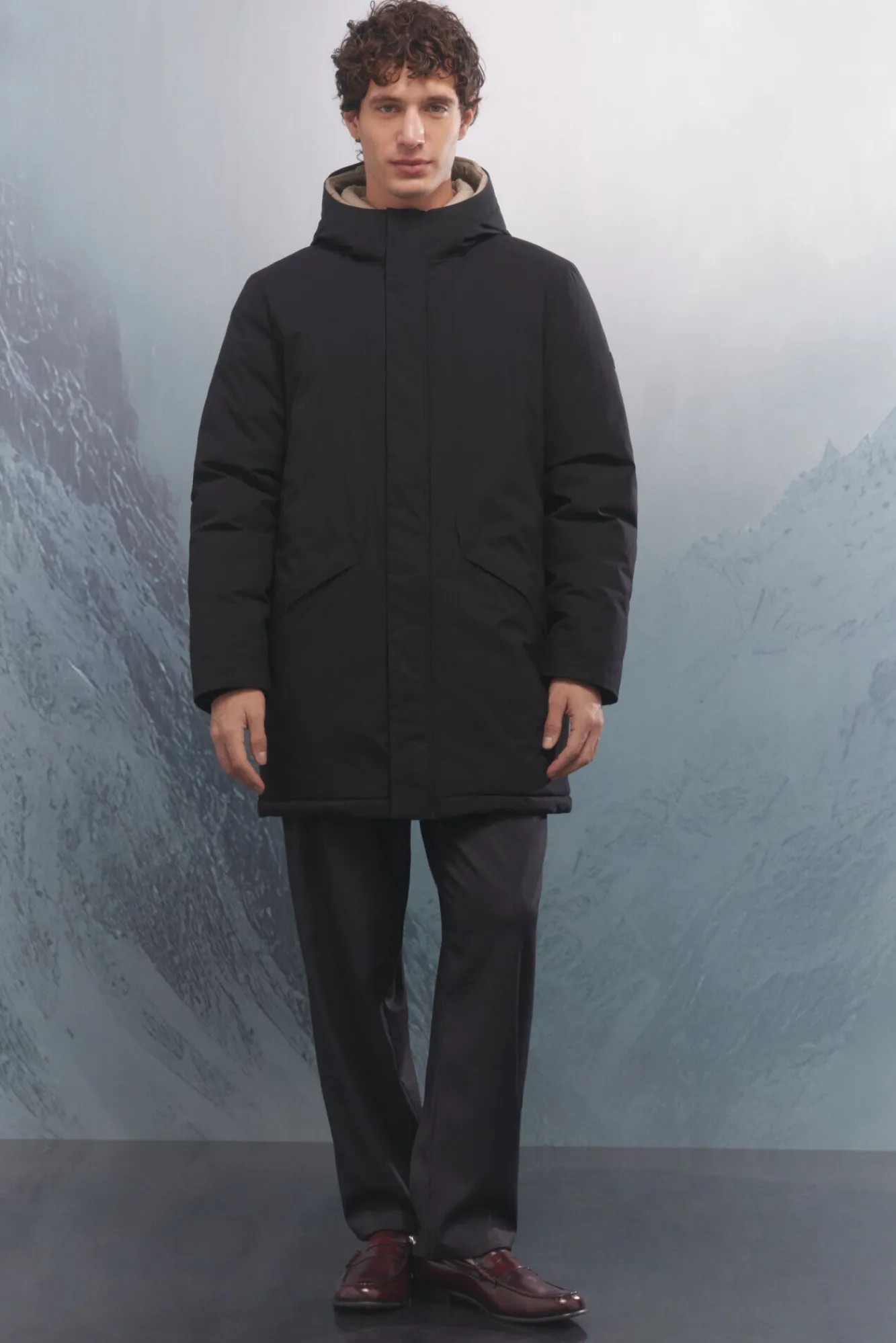 Springfield Casacos-Casaco térmica acolchoada preto