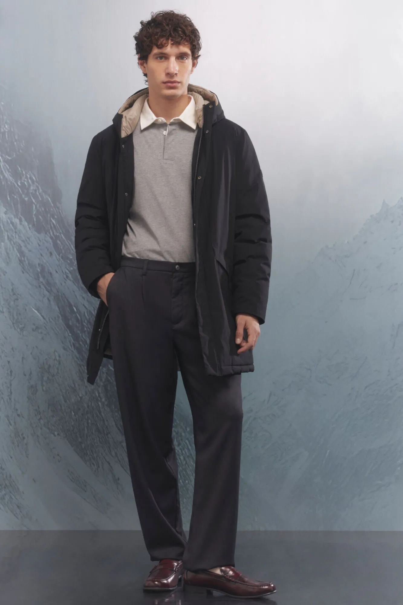 Springfield Casacos-Casaco térmica acolchoada preto