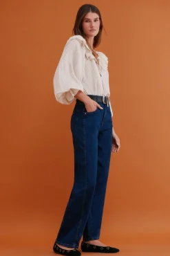 Hoss Intropia Blusas-Cassandra. Blusa romântica Ecru