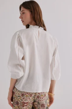 Hoss Intropia Blusas-Cassia. Blusa romântica Ecru